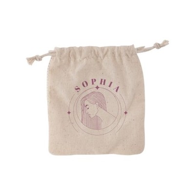 Esponja con bolsa de algodón